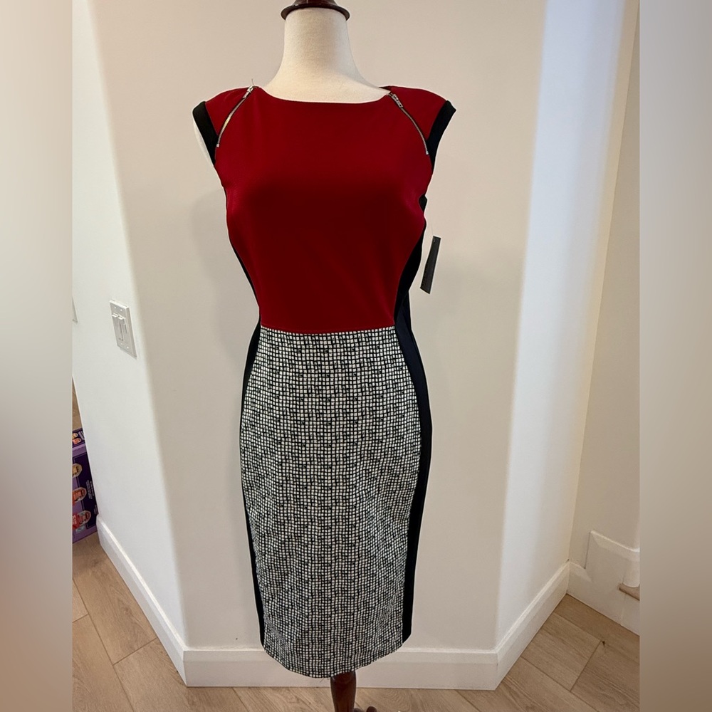 Enfocus Studio Colorblock Sheath Dress – NWT – Size 8